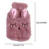 Anjetan Rabbit Hot Water Bag Creative Detachable Warm Water Bag Heat Water Pouch Plush Hot Water Bag view 3