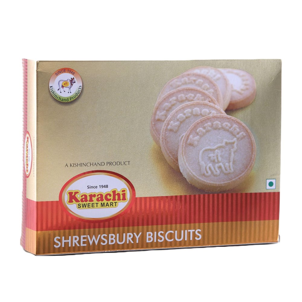 KARACHI SWEET MART Shrewsbury Biscuits,300g & Nan Khatai,250g (Combo Pack of 2)