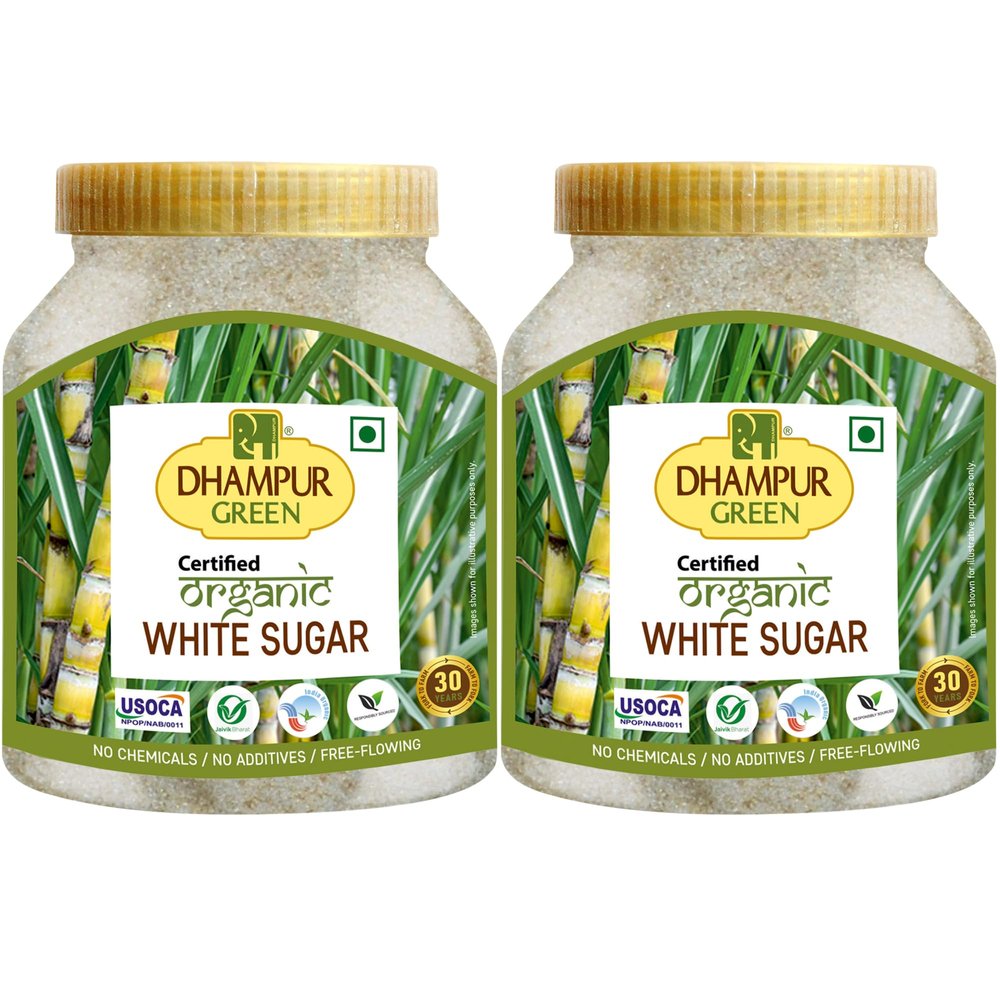 Dhampure Speciality Organic White Sugar 1.6 Kg (2X800G)