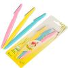 Pravyta 3 pcs Eyebrow Razor Kit, Face & Eyebrow Hair Shaper Razor Knife Shaver Trimmer Shaving Grooming Remover Kit for Fashion Women Ladies view 4
