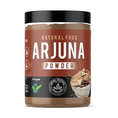 Artha Natural - Arjuna Bark Powder | Arjun Chhal Powder | Terminalia Arjuna Powder - Pure & Natural Herb (200gm)