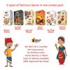 6 Types of Authentic Spices in 1 Combo Pack (agri koli Masala,malvani Masala,Sunday Masala,biryani Masala,pav bhaji Masala,misal Masala ) 50 Grams x 6 Packets view 2
