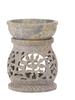 IYB-Flower Handcrafted Soapstone Aroma Oil Diffuser Burner for - Gifting, Meditation, Aromatherapy & Home Decor, etc view 1