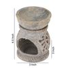 IYB-Flower Handcrafted Soapstone Aroma Oil Diffuser Burner for - Gifting, Meditation, Aromatherapy & Home Decor, etc view 2