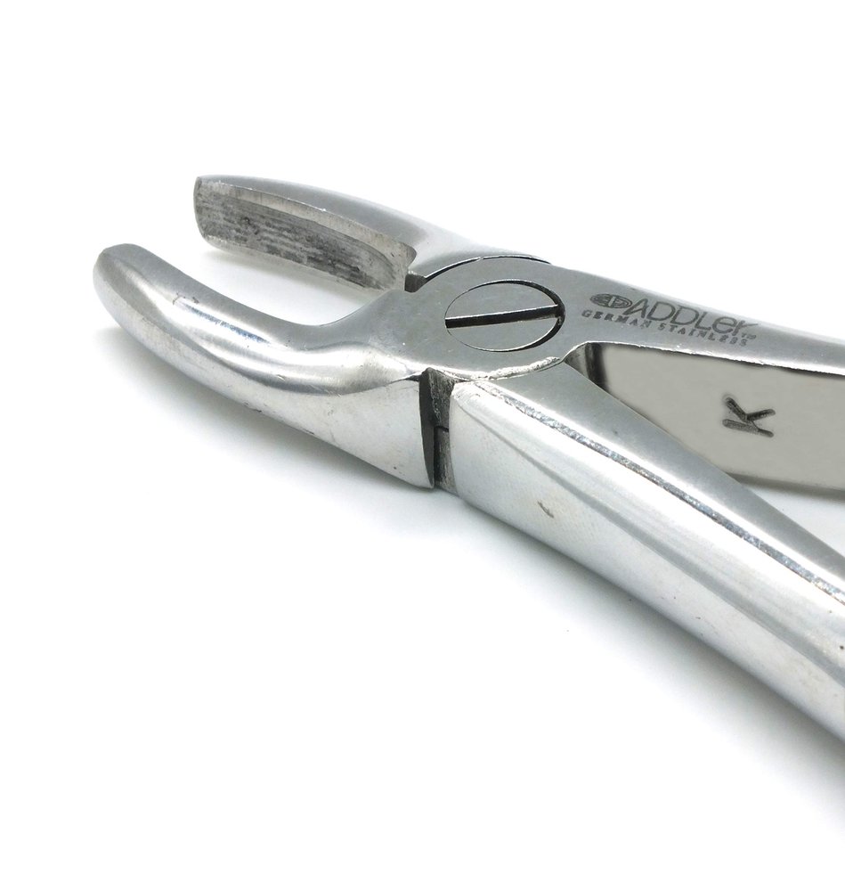 ADDLER DENTAL FORCEP UPPER INCISOR Serrated Handle GGPH 1. Life Time Anti Rusting Warranty