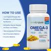 Alpspure Nutra Omega 3 Fish Oil 1000 Mg Fatty Acid Capsules | 180Mg EPA & 120Mg DHA | (60 Softgels Each) | Supports Healthy Heart, Joints, Skin, Brain & Eyes | For Men & Women pack of-2 view 3