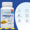 Alpspure Nutra Omega 3 Fish Oil 1000 Mg Fatty Acid Capsules | 180Mg EPA & 120Mg DHA | (60 Softgels Each) | Supports Healthy Heart, Joints, Skin, Brain & Eyes | For Men & Women pack of-2 view 4