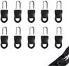 10 PCS Universal Detachable Zipper Puller Set Wide Waistbands Elastic Waist,Detachable Zipper pulls,Zipper Pull Replacement Tag,Zipper Extension Pulls,Zip Clip Buckle (5#) view 1