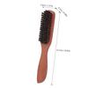 Men's Beard Brush Wooden Mustache Comb Male Shaving Brush Multifunctional Facial Hair Brush view 3