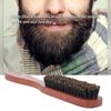 Men's Beard Brush Wooden Mustache Comb Male Shaving Brush Multifunctional Facial Hair Brush view 4