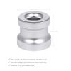 1Pc Mans Shaving Razor Stand Holder Aluminum Alloy Safety Razor Base Shaving Razor Accessory view 2
