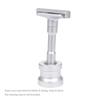 1Pc Mans Shaving Razor Stand Holder Aluminum Alloy Safety Razor Base Shaving Razor Accessory view 3