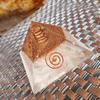 9Dzine Feng Shui Crystal Selenite Orgone Pyramid Energy Generator Triangle Selenite Orgonite Orgone Pyramid for Meditation Yoga Positive Energy Crystal Gift view 2