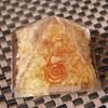9Dzine Energy Generator Crystal Citrine Orgone Pyramid for EMF Protection Citrine Raw Chips Orgone Pyramid for Vastu Correction Aura Cleansing Stress Relives view 3