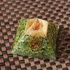 9Dzine Energy Generator Crystal Peridot Orgone Pyramid for EMF Protection Peridot Raw Chips Orgone Pyramid for Vastu Correction Aura Cleansing Stress Relives view 3