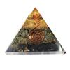 9Dzine Reiki Stones Organ Natural Crystal Stone Pyrite Pyramid for Reiki Healing, Aura Cleaning, Vastu Correction and Crystal Healing Pyramid Housewarming Gift view 1