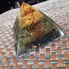 9Dzine Reiki Stones Organ Natural Crystal Stone Pyrite Pyramid for Reiki Healing, Aura Cleaning, Vastu Correction and Crystal Healing Pyramid Housewarming Gift view 3