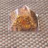 9Dzine Feng Shui Crystal Tiger Eye Orgone Pyramid Energy Generator Triangle Tiger Eye Orgonite Orgone Pyramid for Meditation Yoga Positive Energy Crystal Gift view 3