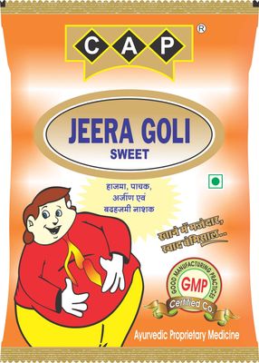 CAP Jeera Goli Digestive Tasty Healthy Khatti Mithi Churan - 400 GMS