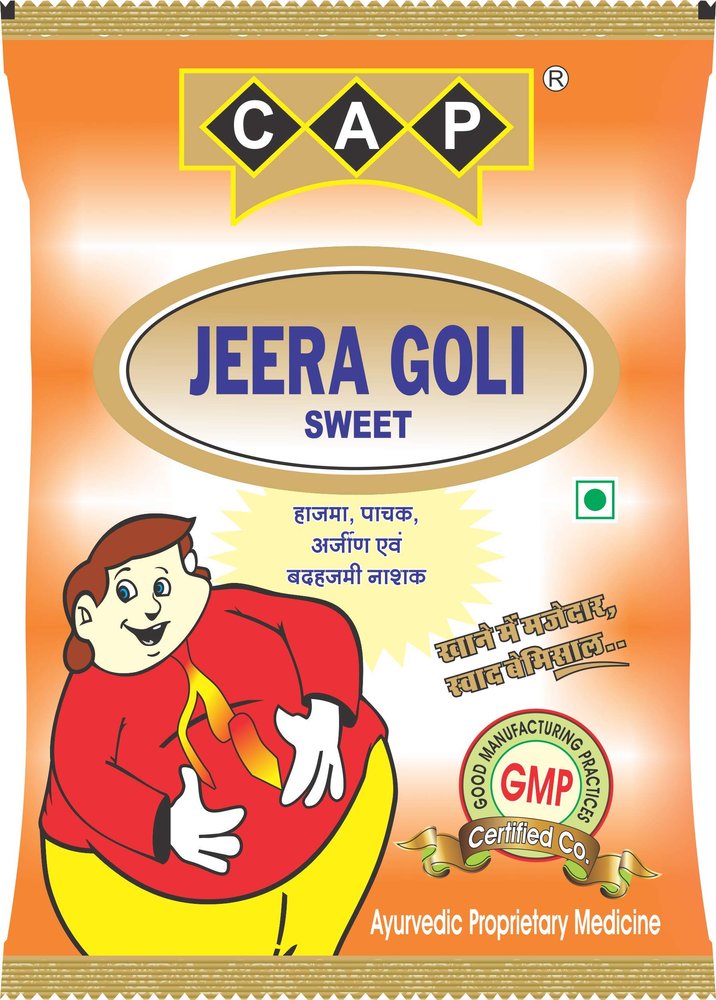 CAP Jeera Goli Digestive Tasty Healthy Khatti Mithi Churan - 400 GMS