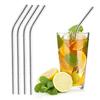 Eopzo Stainless Steel Drinking Reusable Straws, with a Straw Cleaning Brush (1 piece, Silver) view 2