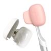 Haven Toothbrush Cover - Fits Electronic and Manual Toothbrushes - Toothbrush Case Holder for Travel - Set of Two Tooth Brush Protectors (White and Coral) view 1