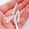 EORTA 50 Pcs Tweezer Tip Covers Mini Soft Silicone Case Portable Safety Sheath for Eyelash Tweezer Pusher Mini Scissor/Shear, to Protect TipsTransparent view 4