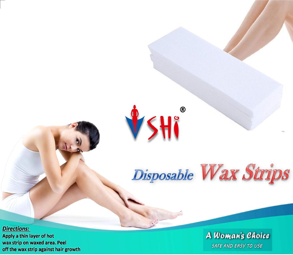 Waxing strips For Hair Removal are plain without wax on it, use your own wax- (White) (250)