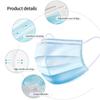 CUFF- SHIELD Cuffshield Disposable 3ply surgical face mask (pack of 500, Blue, Without Valve, nonwoven fabric) for Unisex view 4