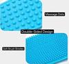 EKANTIK Shower Massager-Dual Sided Silicone Shower Bath Belt Back Scrubber Brush and Massager Foot/Sole Dead Skin Removal Cleaner Shower Bath Belt (Multi color) view 3