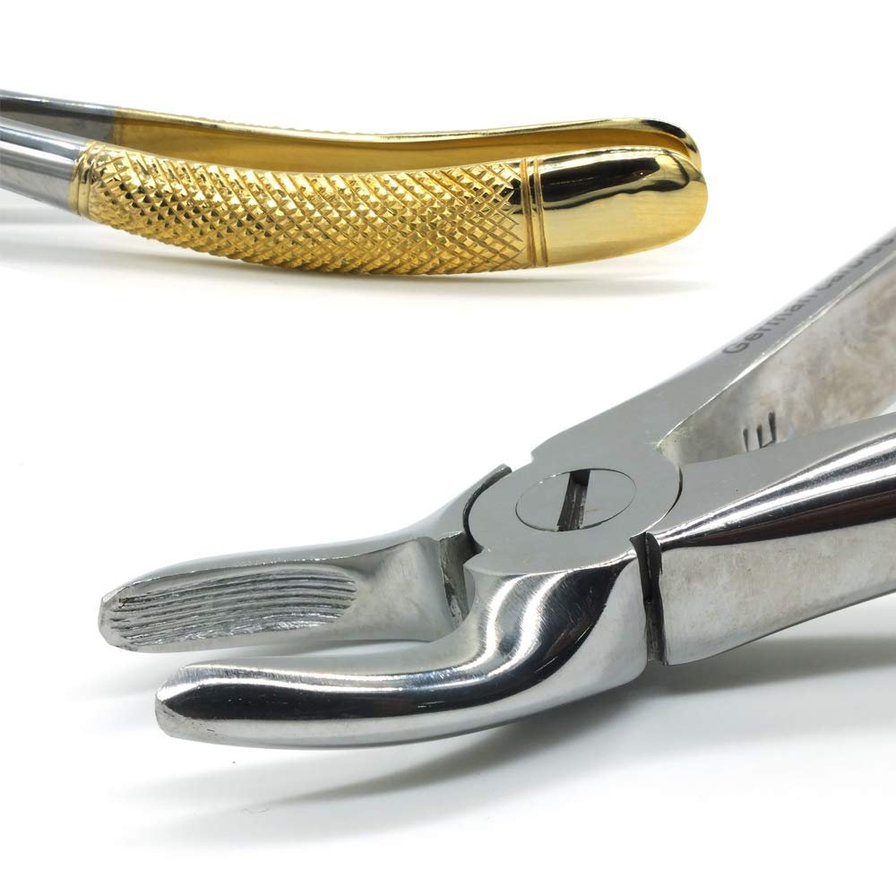 ADDLER DENTAL FORCEP UPPER ROOT SERRATED HANDLE NO GGPH 30. Life Time Anti Rusting Warranty.