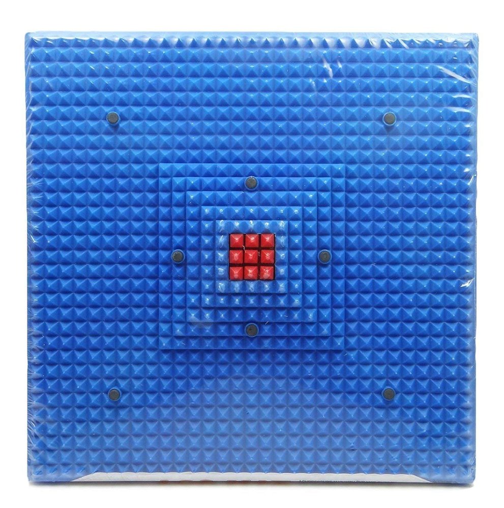 ACi Acupressure Reflexology Magnetic Pyramidal Therapy Energy Pain Relief Power Foot Health Deluxe Mat (Multicolor)