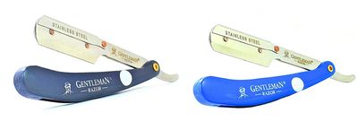 GENTLEMAN razors for men saloon razor barber razor stainless steel razor for men men razor for shaving ustra razor COMBO(PACK OF 2) (FREE Blade Inside)