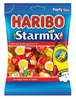 HARIBO Fruit Starmix, Gummy Sweets, 160 Grams