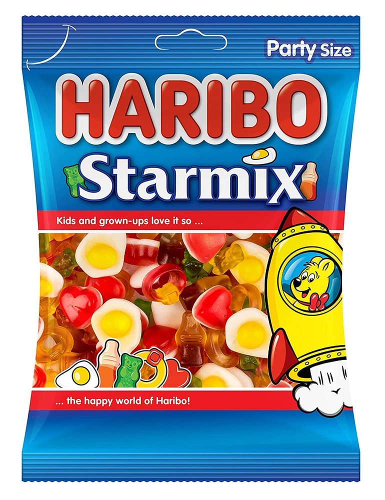 HARIBO Fruit Starmix, Gummy Sweets, 160 Grams