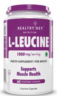 HealthyHey Nutrition L-Leucine 60 Capsules
