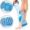 LOMESH Silicone Dual Sided Back Scrubber Brush and Massager Foot Cleaner Shower Bath Belt Full Body Cleaning Bath Brush Rubbing Belt Washer view 2