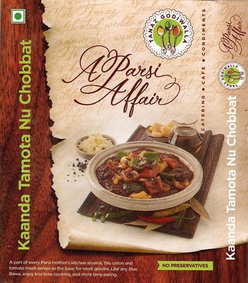 A Parsi Affair Kaanda Tamota Nu Chobbat 250 Gms Pack(Pack Of 1)