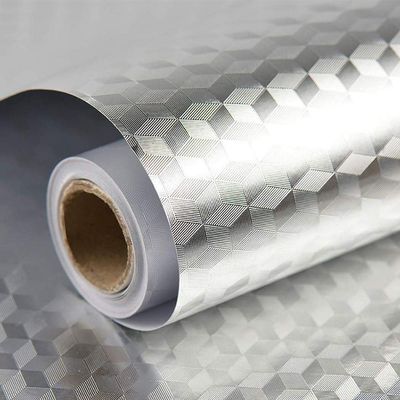 GOLKIPAR Kitchen Aluminium Foil Oil-Proof Sticker Wall Desk Floor Waterproof Self-Adhesive Oil Proof DIY Home Decorate Wallpaper Heat Resistant for Walls Cabinets Drawers and Shelves (500 X 60 CM)