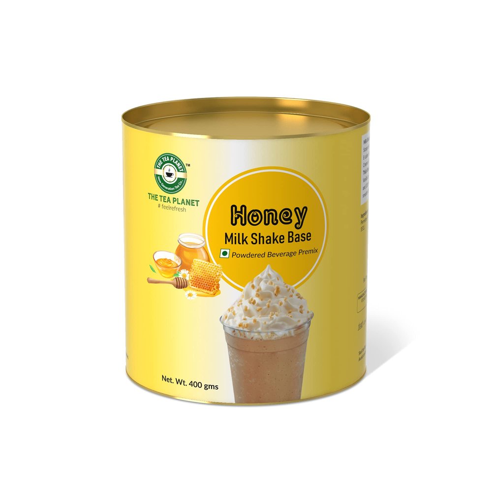 The Tea Planet Honey Thick Milkshake Mix Powder - 400gm