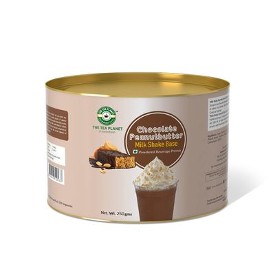 The Tea Planet Chocolate Peanut Butter Thick Milkshake Mix Powder - 250gm