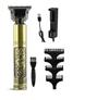 Jemei Red Rechargeable Hair and Beard Trimmer Shaver for Men & Boys - Skin-Friendly & Showerproof Electric Grooming Kit view 1