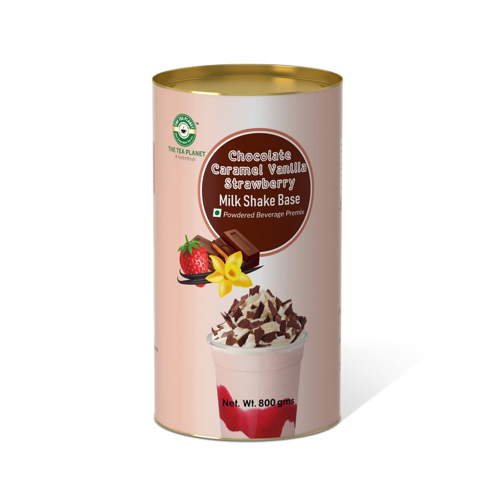 The Tea Planet Caramel Vanila Thick Milkshake Mix Powder - 800gm
