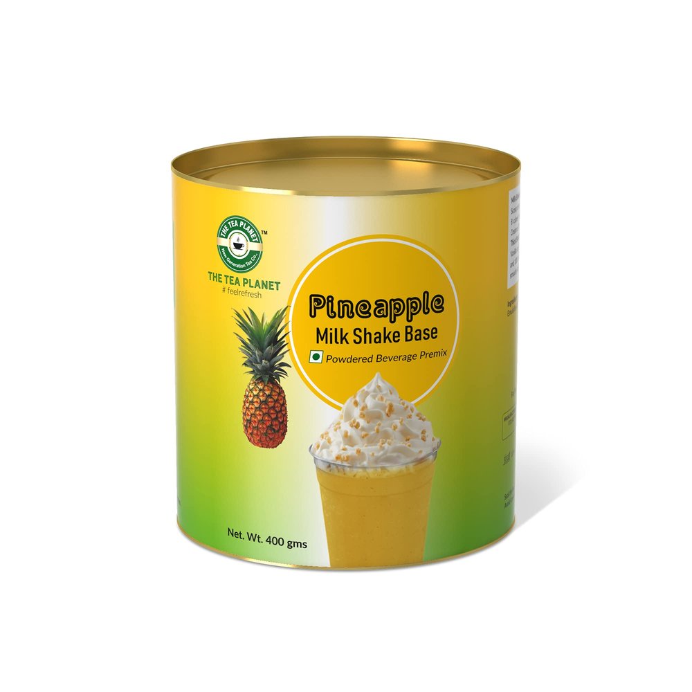 The Tea Planet Pine Apple Thick Milkshake Mix Powder - 400gm