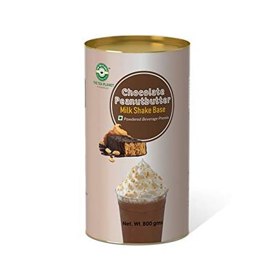 The Tea Planet Chocolate Peanut Butter Thick Milkshake Mix Powder - 800gm