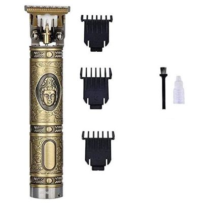 JEMEI Cordless Stainless Steel Hair & Beard Trimmer Shaver for Men Precision Grooming, Versatile & Rechargeable