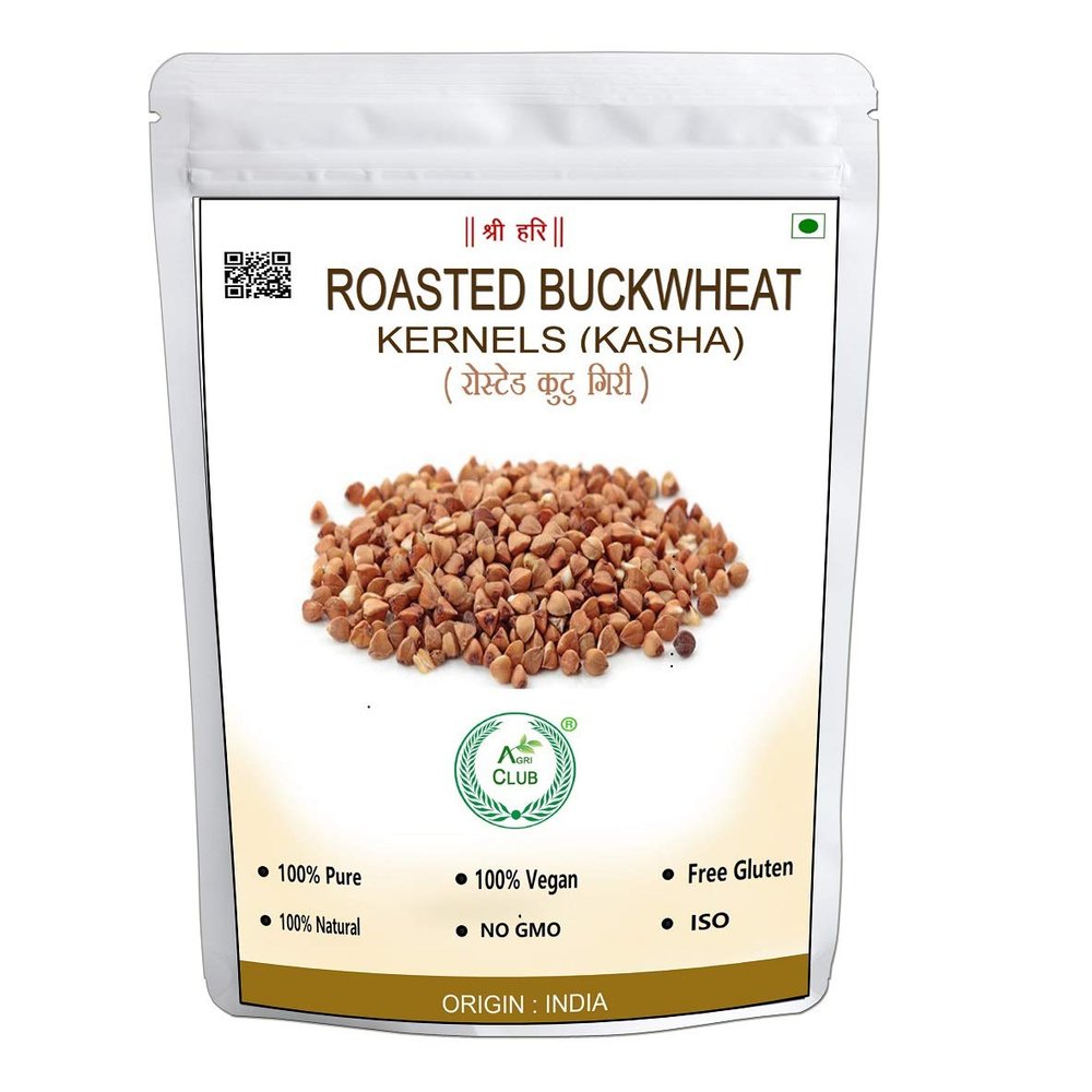 AGRI CLUB Roasted Buckwheat Kernels 500Gm/17.6Oz|Roasted Kuttu Giri|Gluten Free