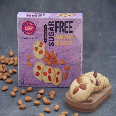 Karachi Bakery Sugar Free Almond Biscuit (250g X 2 Combo Pack)