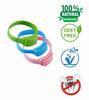 LeevMe Silicon Mosquito Repellent Wrist Bands for 60 Days Use, Resealable, DEET free Mosquito Repellent Bracelets for Kids and Adults, For Indoor and Outdoor (3 Bands) view 2