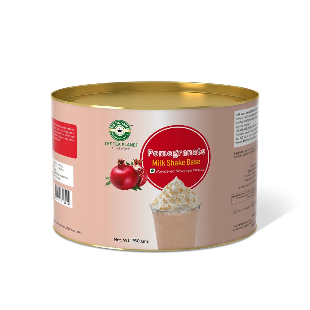 The Tea Planet Pomegranate Thick Milkshake Mix Powder - 250gm